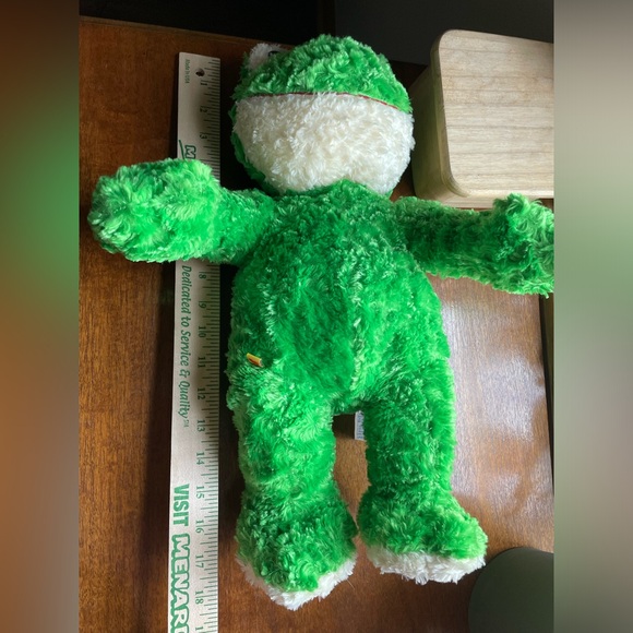Build A Bear Green Frog 17" Plush Stuffed Animal Smiling Friendly Frog - Picture 8 of 9